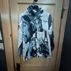 2Pac Graphic Pullover Hoodie
